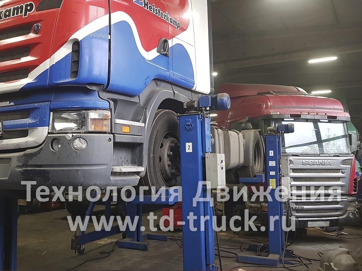 Обслуживание тягачей Scania R420